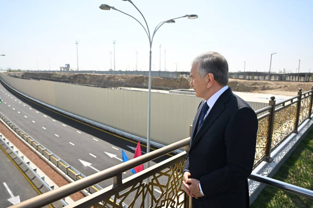 A road tunnel opens on New Uzbekistan Street