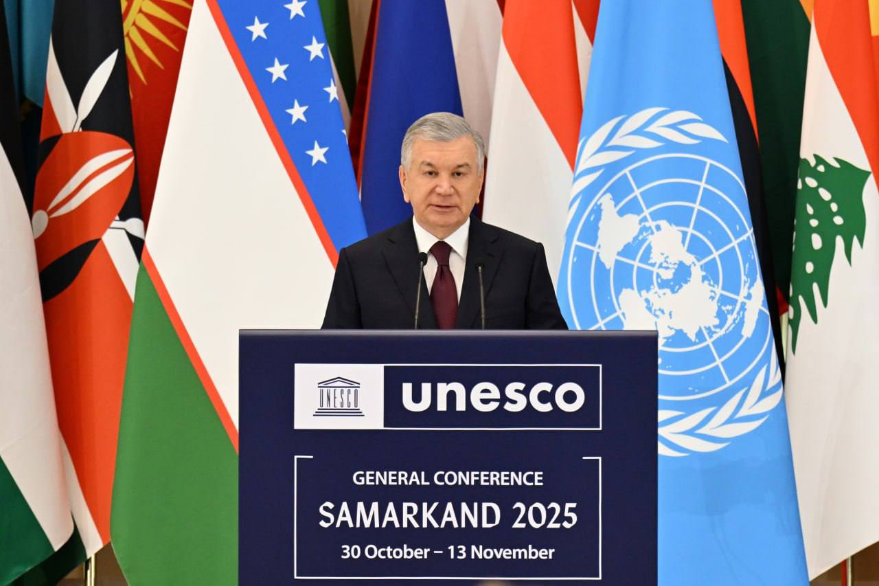 Address by the President of the Republic of Uzbekistan Shavkat Mirziyoyev at the opening ceremony of the 43rd session of the UNESCO General Conference