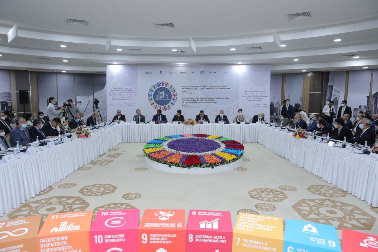 Barqaror rivojlanish maqsadlarini amalga oshirishda parlamentlararo global hamkorlik xalqaro forumiga start berildi