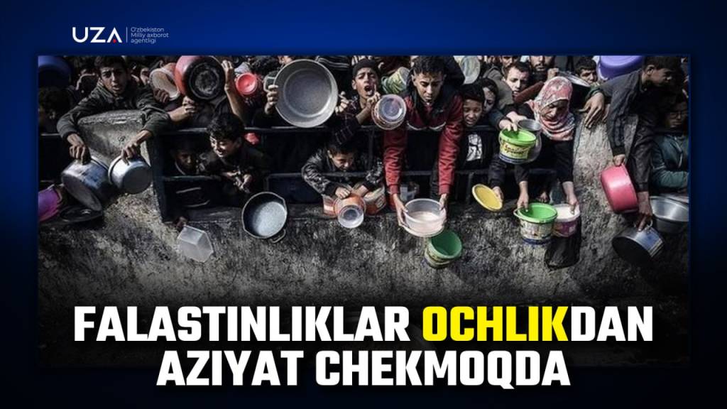 falastinliklar ochlikdan aziyat chekmoqda video