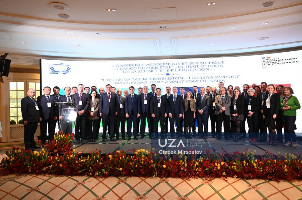 “Ilm-fan va ta’lim: O‘zbekiston – Fransiya ko‘prigi” mavzusidagi qo‘shma konferensiyadan fotoreportaj