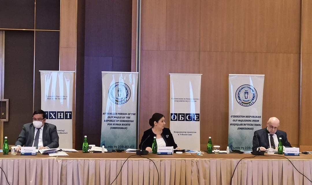 The OSCE Project Co-ordinator in Uzbekistan co-organized with the Authorized Person of the Oliy Majlis of the Republic of Uzbekistan for Human Rights (Ombudsperson), the National Human Rights Centre, and the Office of the United Nations High Commissioner