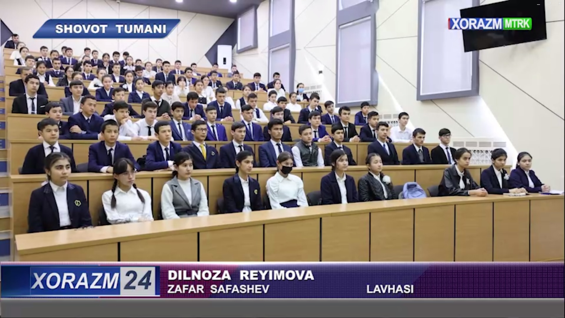 "Inson huquqlari haftaligi" doirasida jinoyat ishlari bo‘yicha Shovot tuman sudi va fuqarolik ishlari bo‘yicha Shovot tumanlararo sudi tomonidan umumta’lim maktabida "Sudya va yoshlar" uchrashuvi o‘tkazildi