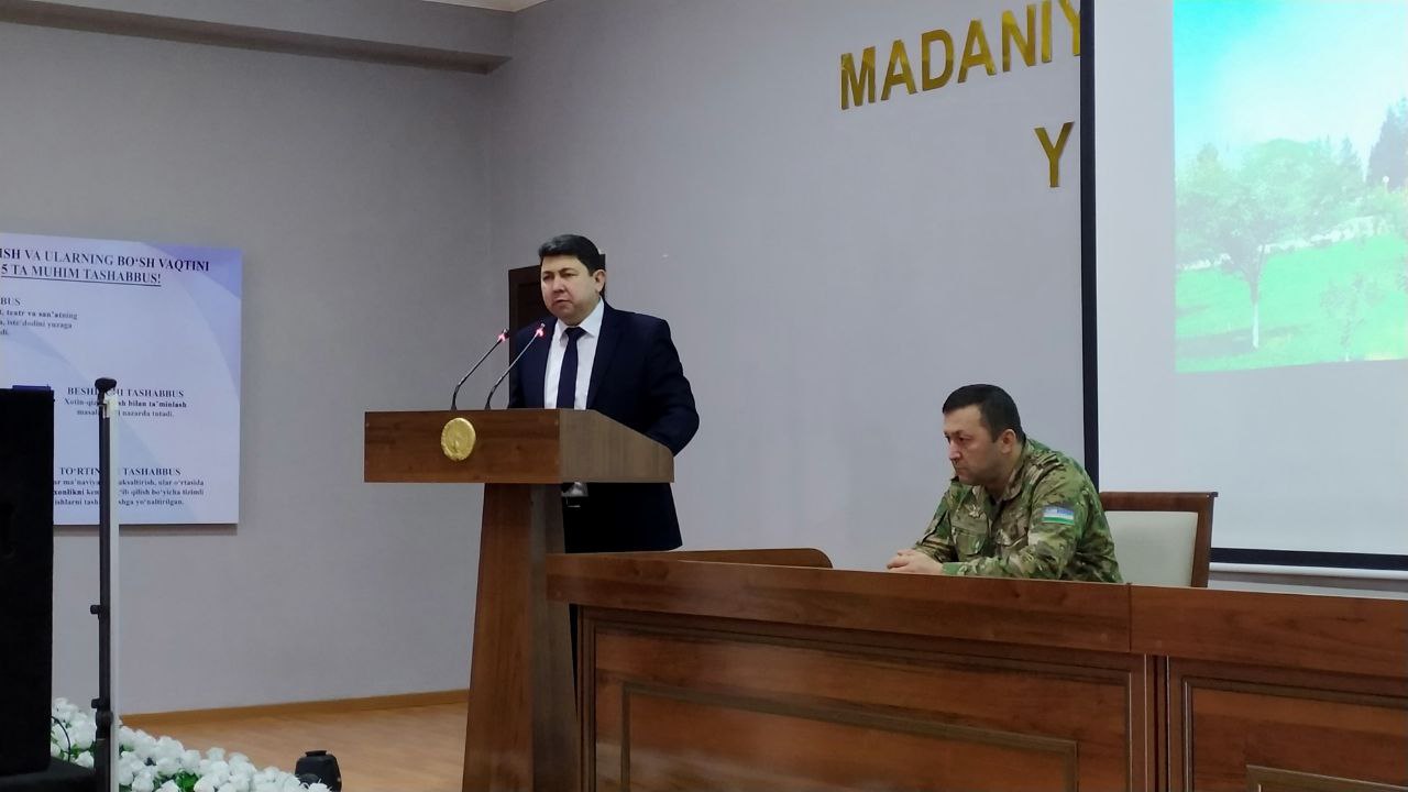 Farg‘ona “Temurbeklar maktabi” harbiy-akademik litseyida “Inson huquqlari xaftaligi” doirasida shaxsiy tarkibning huquqiy savodxonligini oshirish, korrupsiya holatlarining oldini olish va uning salbiy oqibatlarini tushuntirish maqsadida Farg‘ona viloyat m