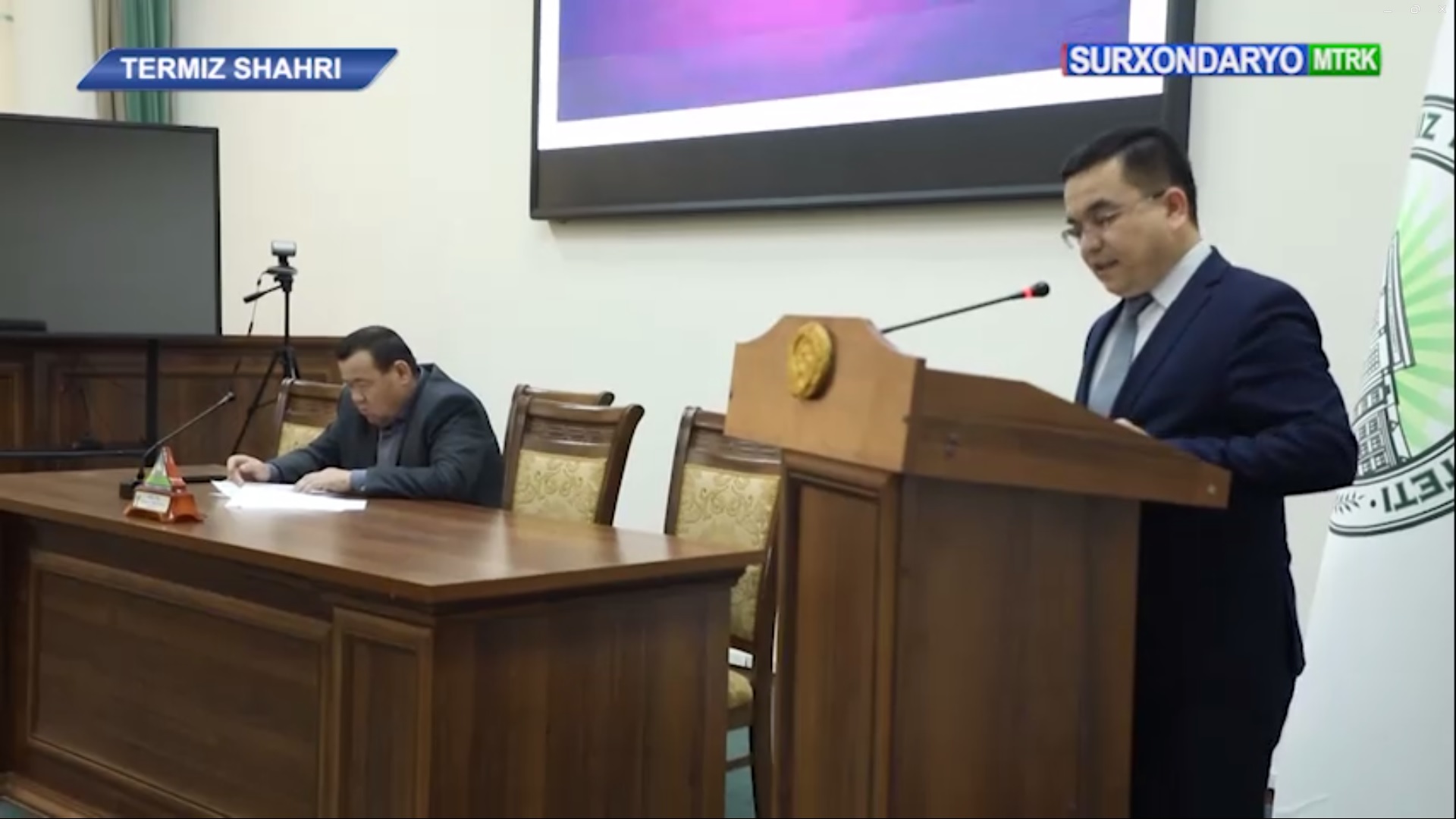 “Inson huquqlari haftaligi" doirasida Termiz davlat universitetida Surxondaryo viloyat sudi raisi A. Ro‘ziqulov yoshlar bilan uchrashdi
