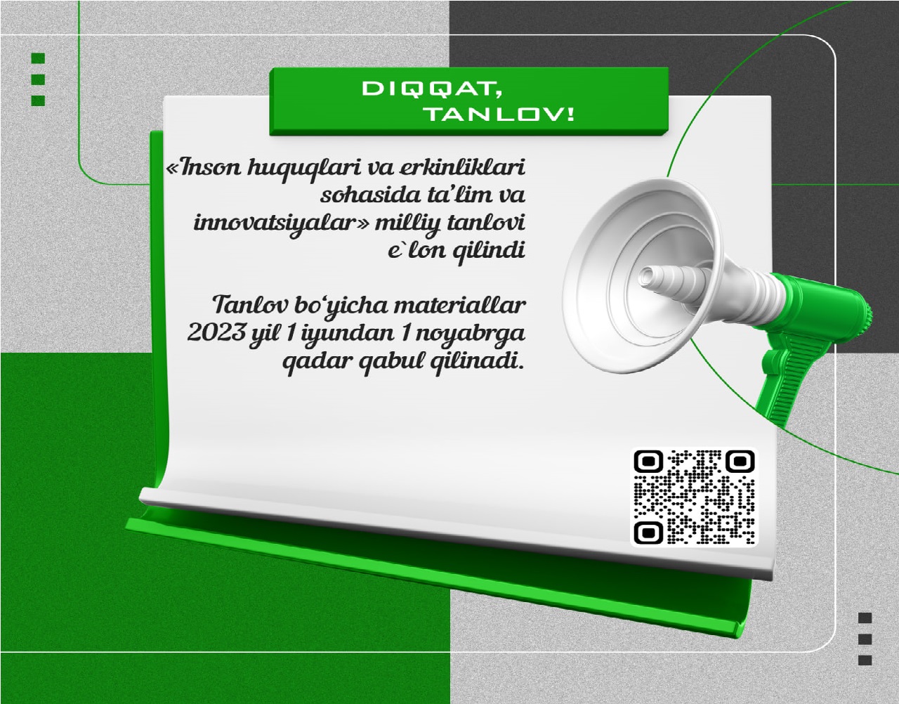 Tanlovga arizalar qabul qilish davom etmoqda