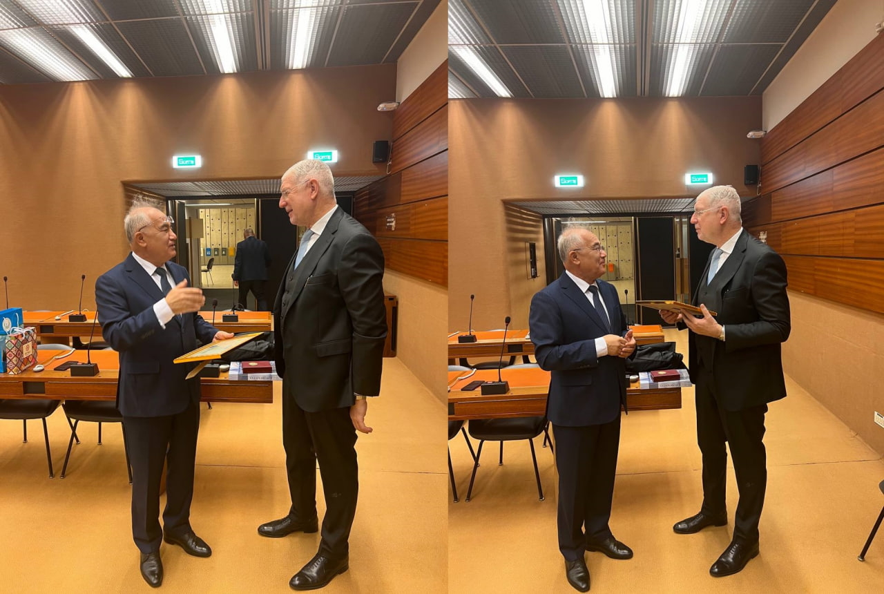 Akmal Saidov Jenevada Janni Magazenni bilan uchrashdi