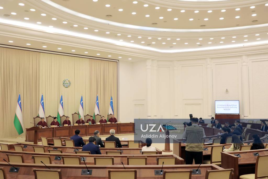 O‘zbekiston Respublikasi Konstitutsiyaviy sudining majlisi o‘tkazildi