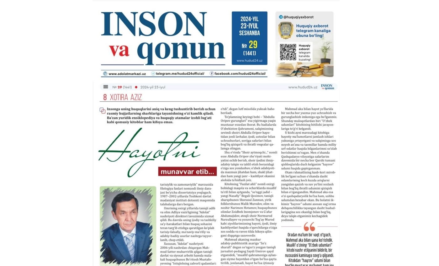 Hayotni munavvar etib...
