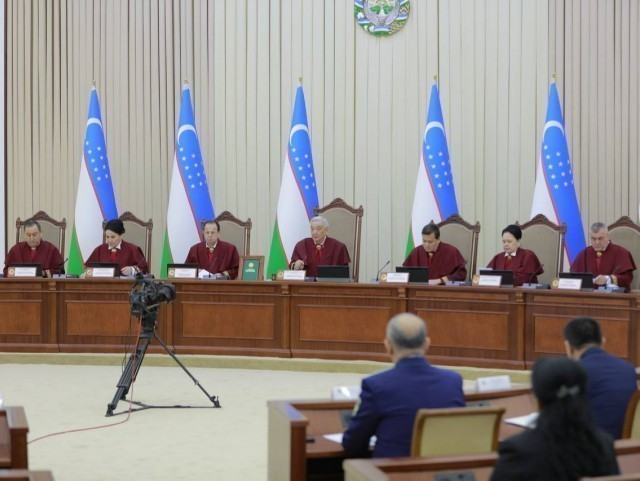 Konstitutsiyaviy sud “O‘zbekiston Respublikasining Konstitutsiyaviy sudi to‘g‘risida”gi Konstitutsiyaviy qonunning 86-moddasi birinchi qismiga sharh berish haqida qaror qabul qildi