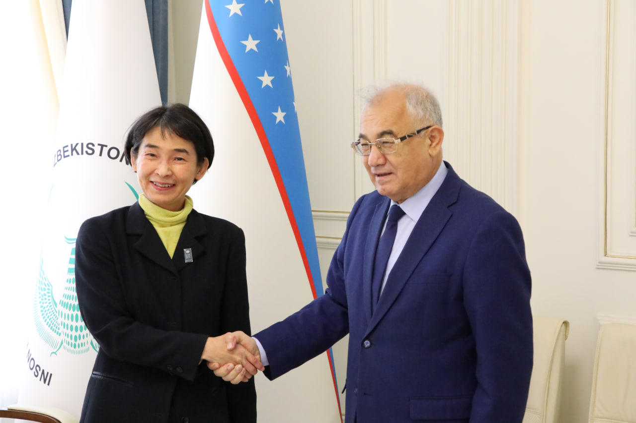 PRESS RELEASE On the bilateral meeting of the Director of the National Center of the Republic of Uzbekistan for Human Rights A. Saidov with the UNDP Resident Representative in Uzbekistan A. Fujii