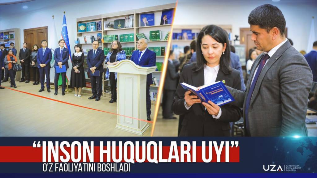 Yangi O‘zbekistonning “Inson huquqlari uyi” ish faoliyatini boshladi (+video)