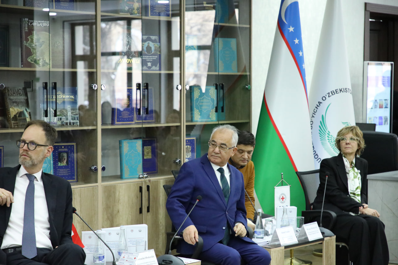 The Geneva Conventions were published for the first time in the Uzbek alphabet using the Latin script.
