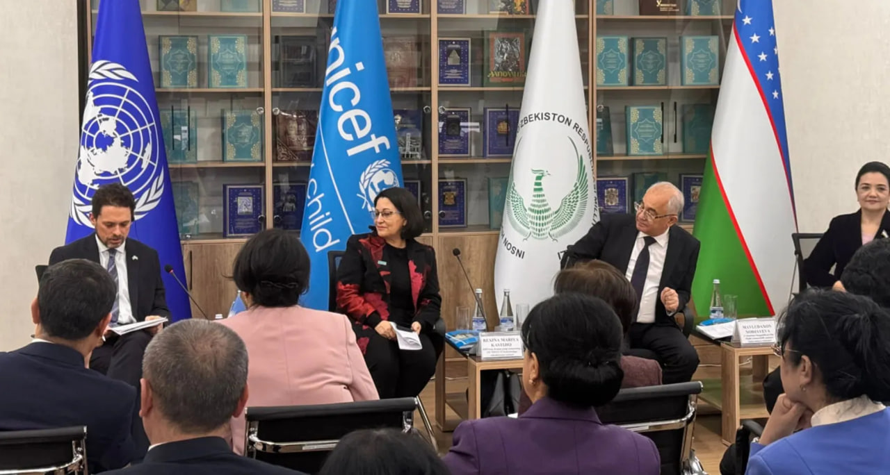 Toshkentda O'zbekistonning bolalar huquqlari sohasidagi xalqaro majburiyatlarini bajarishga oid milliy mexanizmlarga bag'ishlangan seminar bo'lib o'tmoqda
