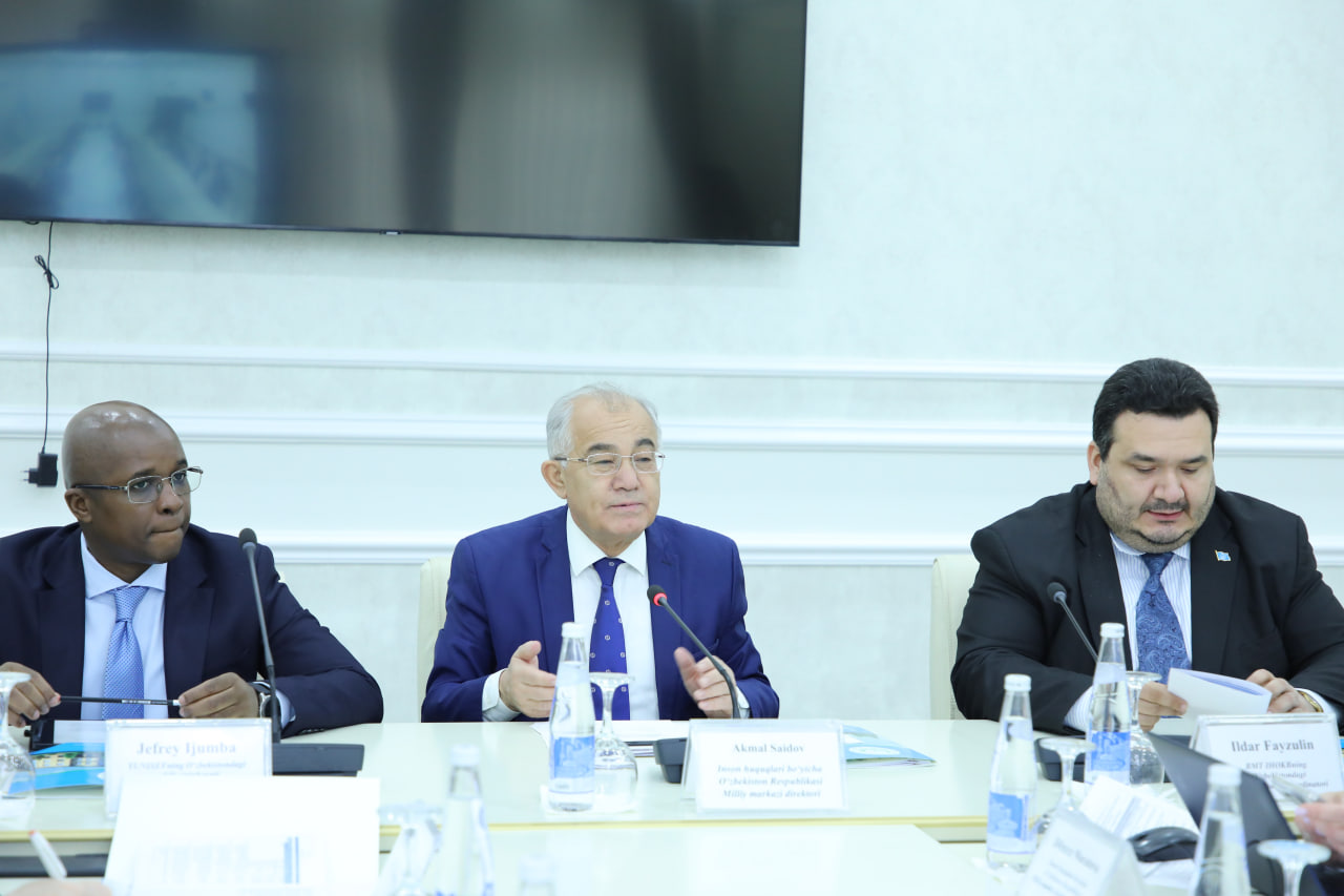 Inson huquqlari sohasida qabul qilingan Milliy harakatlar rejalarida belgilangan tadbirlarning amalga oshirilishi muhokamasi