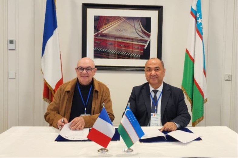 Oʻzbekiston Milliy universiteti Fransiya tomoni bilan bir qancha bitimlar imzoladi