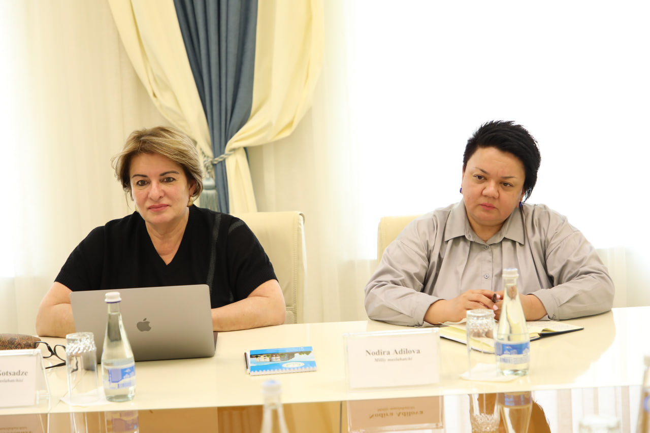 YUNISEFning xalqaro maslahatchisi Tomar Gotsadze bilan uchrashuv