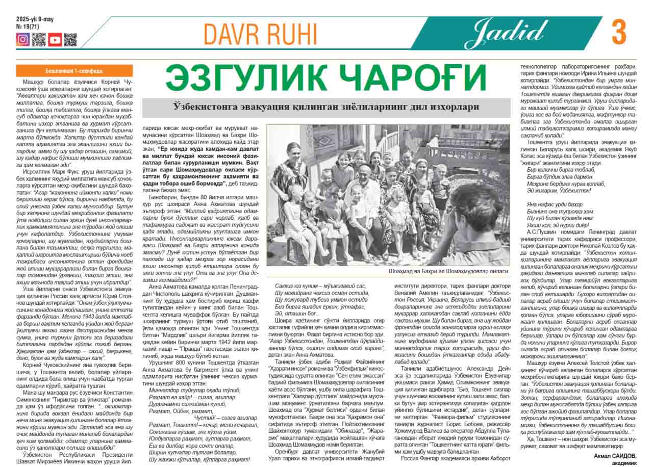 EZGULIK CHAROG‘I