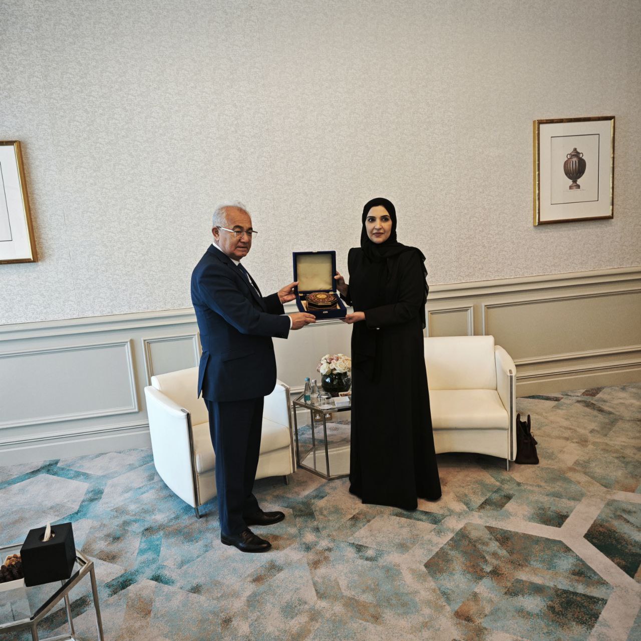 O‘zbekiston tomoni Qatar konferensiyasi doirasida turkum uchrashuvlar o‘tkazdi