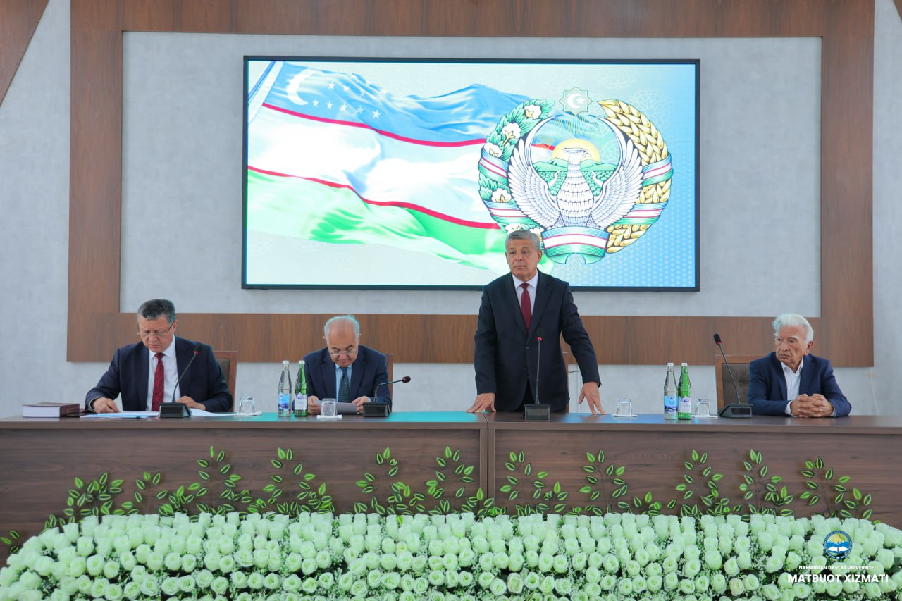Akademik Akmal Saidov Namangan davlat universitetida talaba-yoshlar bilan uchrashdi