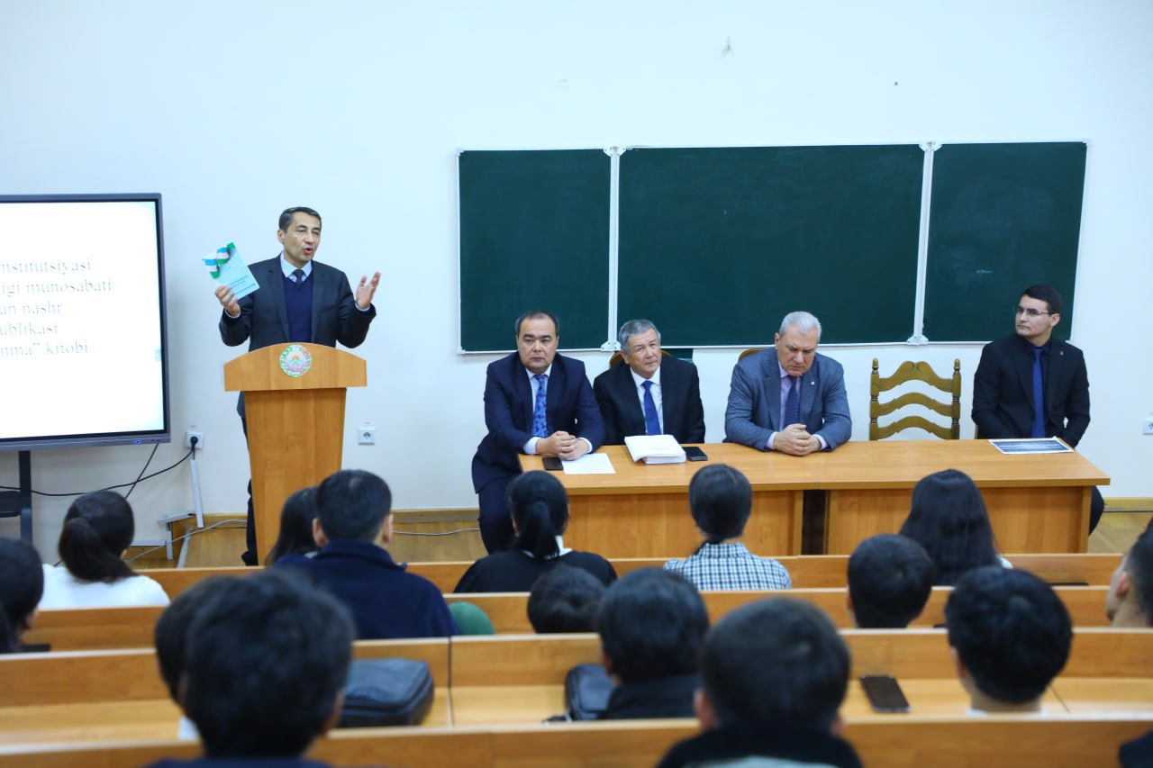 KITOB TAQDIMOTI O‘TKAZILDI