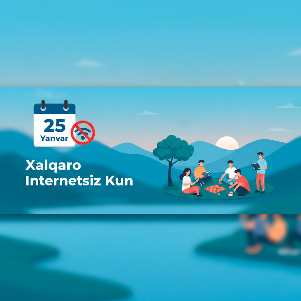BIR KUN – INTERNETSIZ(!)