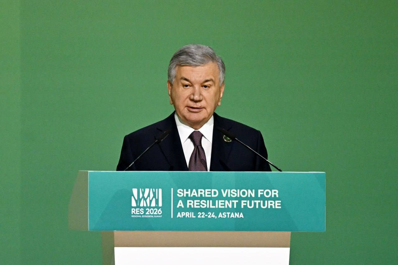 Prezident Shavkat Mirziyoyev: “Markaziy Osiyoni ekologik farovonlik va barqaror rivojlanish makoniga aylantiramiz”