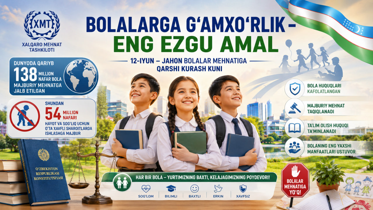 Bolalarga g‘amxo‘rlik – eng ezgu amal
