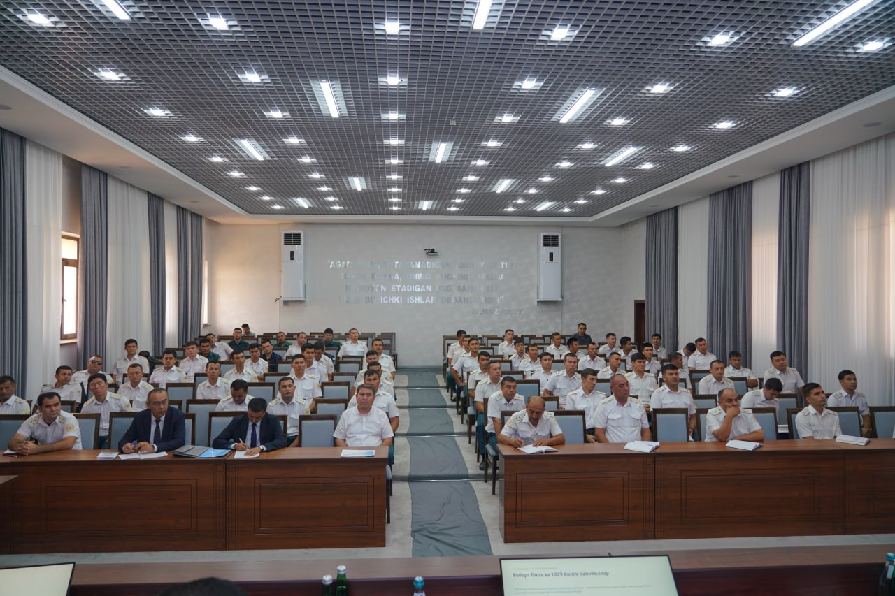 Sirdaryoda profilaktika inspektorlari uchun seminar-trening o‘tkazildi