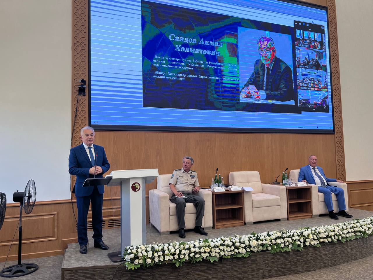 «Xalqparvar davlat barpo etish, inson qadrini ulug‘lash - taraqqiyotimizning bosh mezoni» mavzusida konferensiya