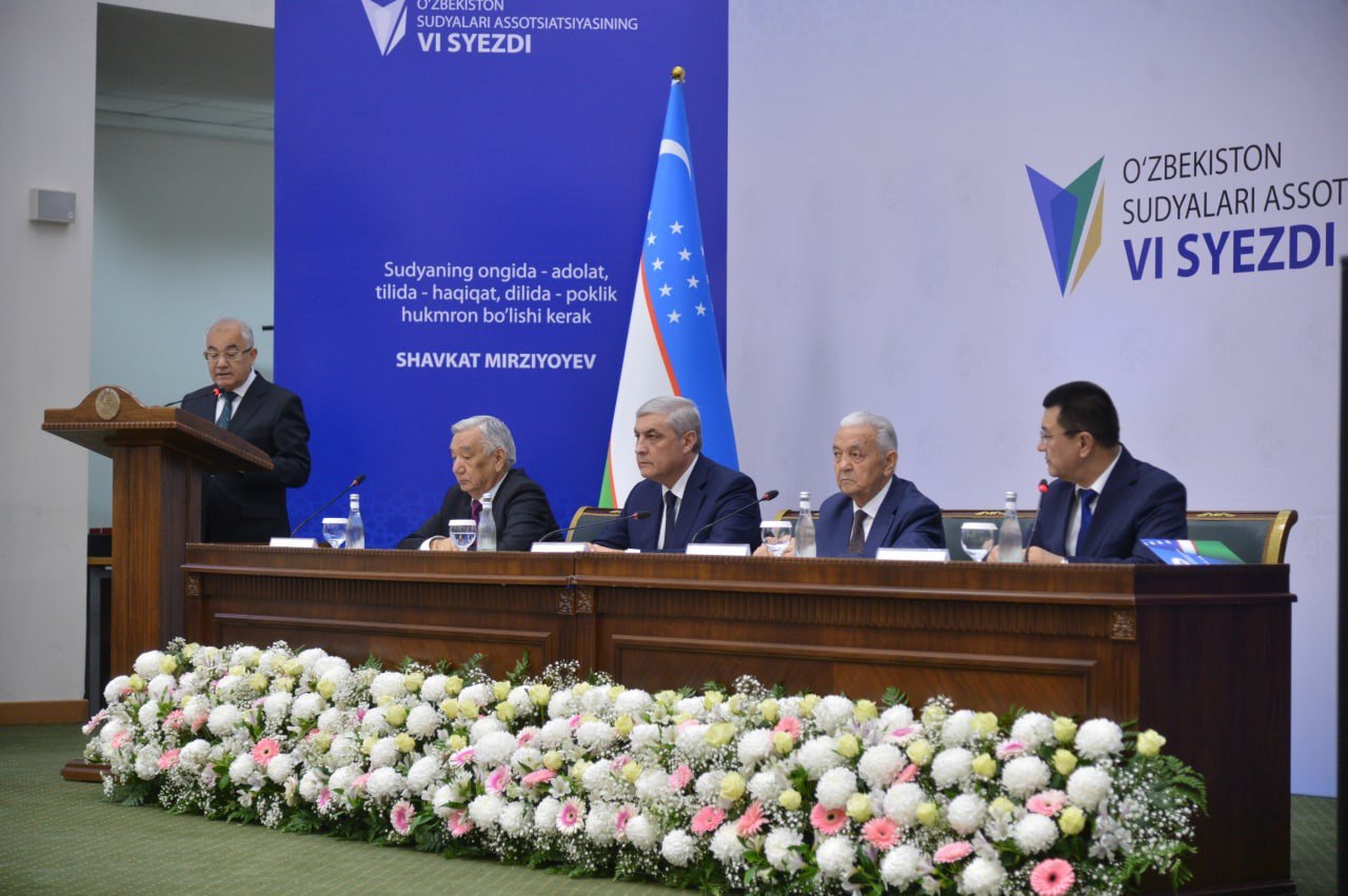 O‘ZBEKISTON SUDYALARI ASSOTSIATSIYASINING VI S’EZDI
