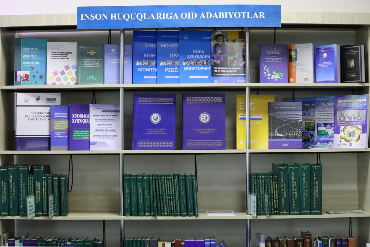 Human rights literature donated to country libraries