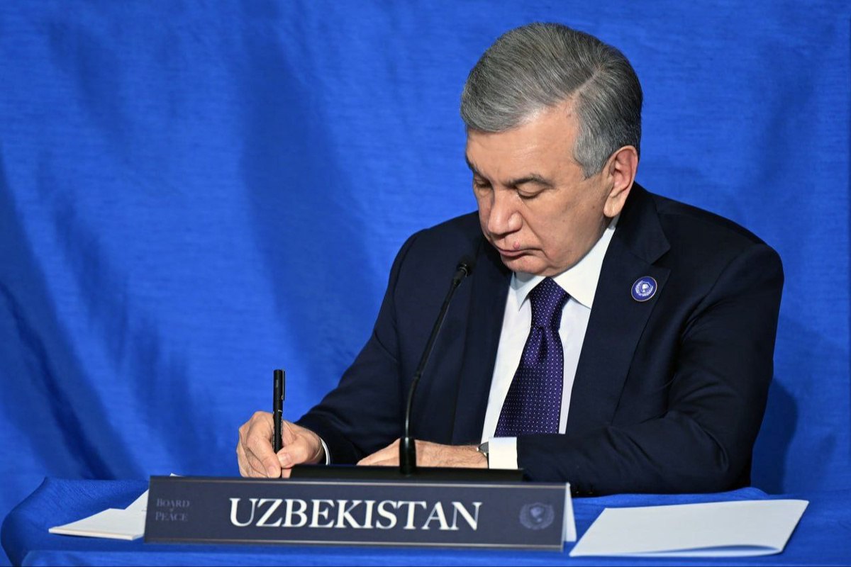 The President of Uzbekistan outlines priorities for the Board of Peace’s work on the Gaza Strip