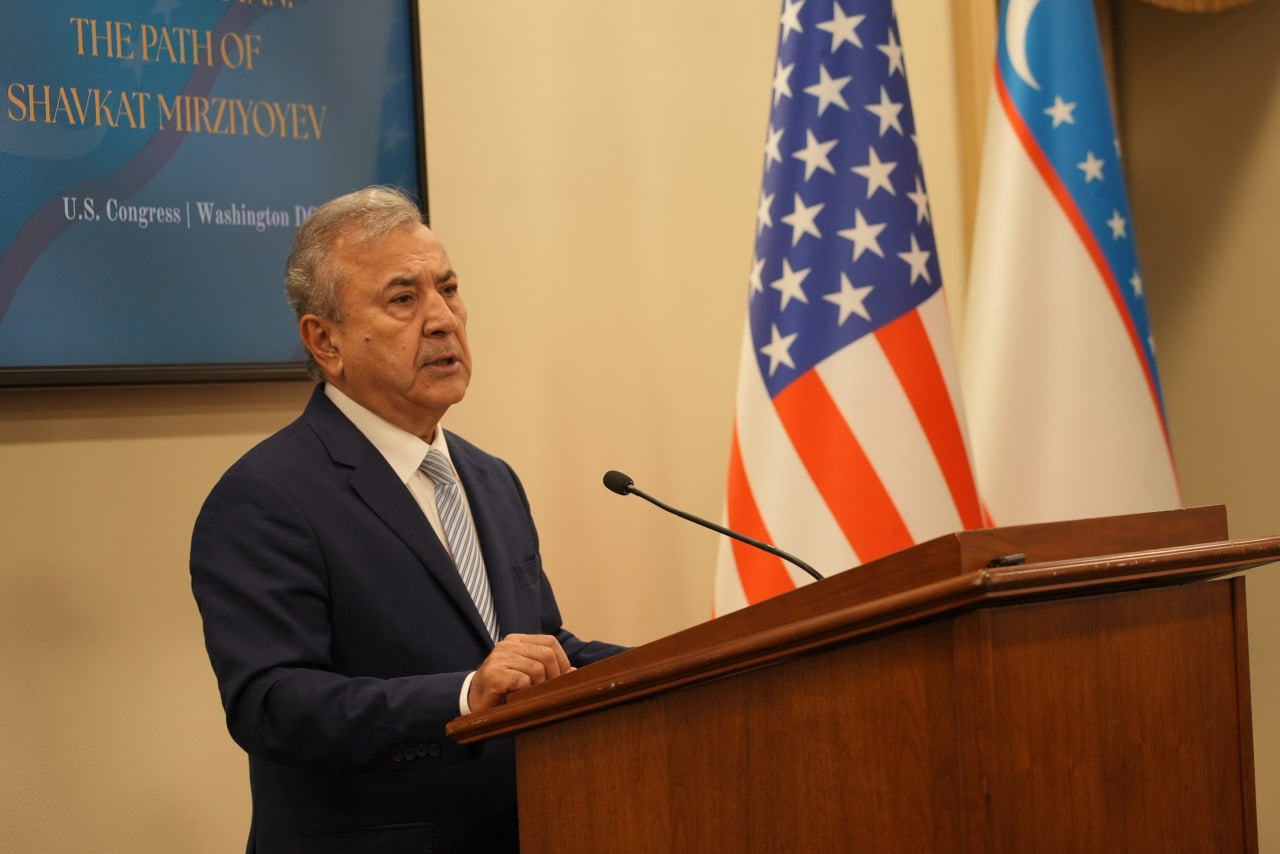 v kongresse ssha sostojalas prezentatsija knigi novyj uzbekistan put shavkata mirzieeva
