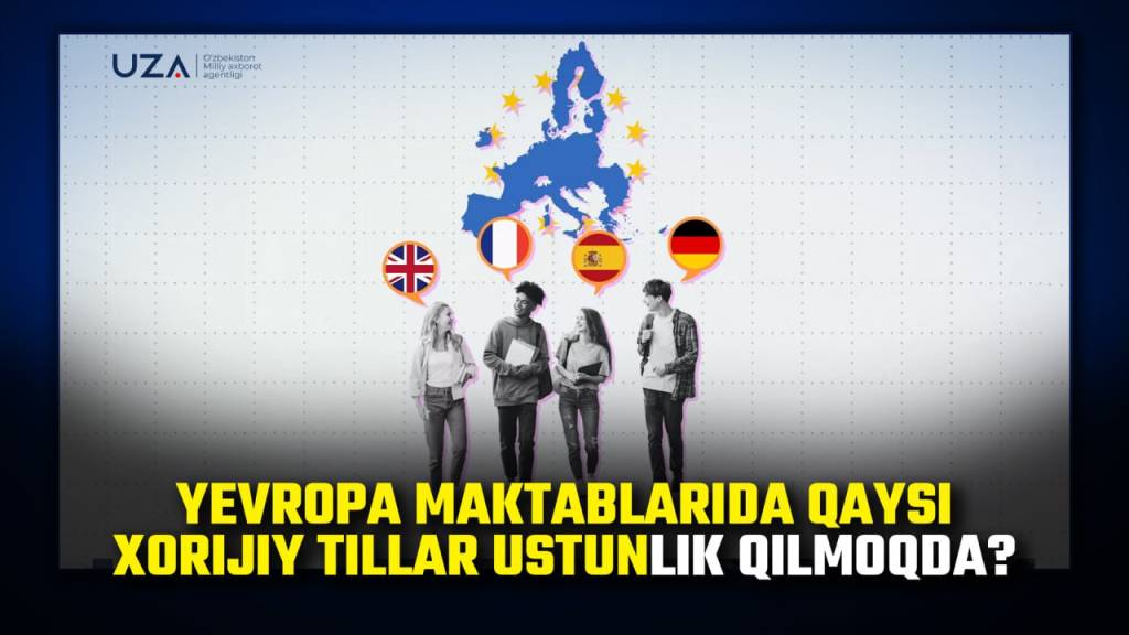 yevropa maktablarida qaysi xorijiy tillar ustunlik qilmoqda video